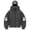 Dark Gray, variant on felwors Women's Long Sleeve Halloween Zip-Up Hoodie with Face Mask Oversized Graphic Sweatshirt for Fall Festive Light Gray for Size M