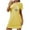 Yellow, variant on Lorytime Nightgown for Women Soft Comfy Knee Length Short Sleeve Nightgowns Oversized Crewneck Heart Print Nightshirts Sleepdress Pajamas Dress Lounge House Nightdress Black L