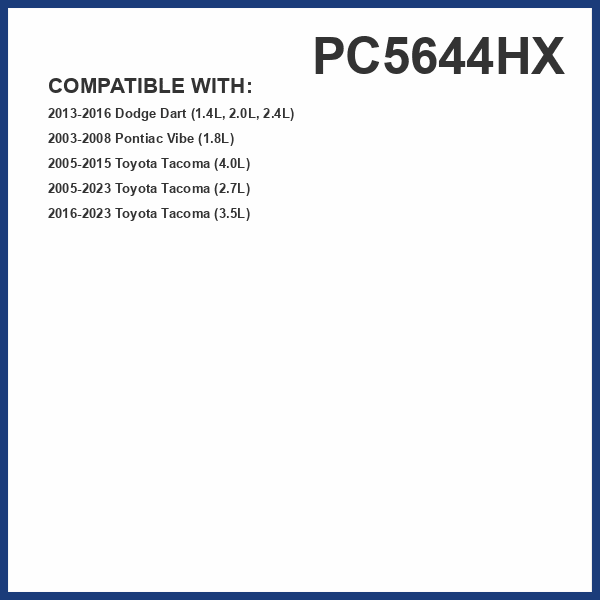 PUREFLOW PC5644HX HEPA Cabin Air Filter | Fits 2016-2023 Toyota Tacoma 3.5L; 2005-2015 Tacoma 4.0L; 2005-2023 Tacoma 2.7L; 2003-2008 Pontiac Vibe 1.8L