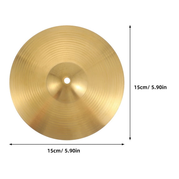 LEXSOMEO Drum Set Cymbal Jazz Drum Cymbal Percussion Drum Cymbal Brass Crash Cymbal