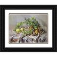 thumbnail image 1 of Rogozina, Svetlana 24x19 Black Ornate Wood Framed with Double Matting Museum Art Print Titled - Still Life with Acacia, 1 of 4