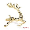 thumbnail image 1 of Kitchen 12pcs Animal Napkin Rings Christmas Holidays Wedding Parties Dinners Decorative Napkin Buckle, 1 of 6