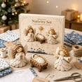 thumbnail image 5 of Christmas DIY Nativity Scene Sets for Crafts, Sewing Kit Quilted Fabric Christmas Decorations Indoor, Christmas Gifts, 5 of 8