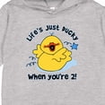 thumbnail image 3 of Inktastic Life's Ducky 2nd Birthday Toddler Hoodie, 3 of 4