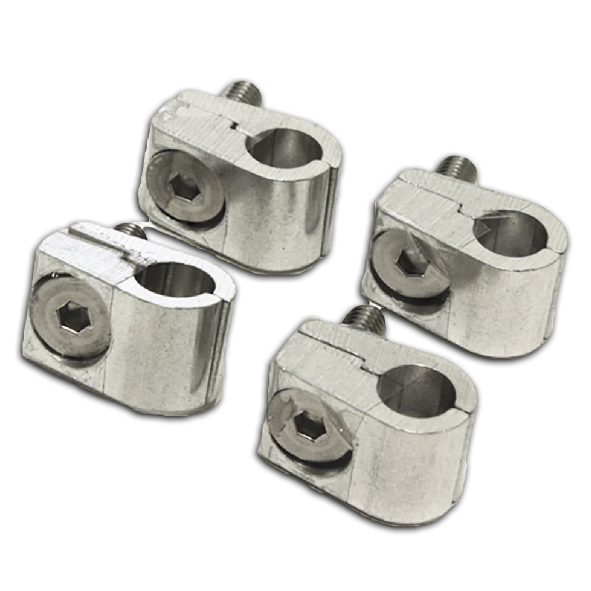 7.7 mm Wire Clamp Set 4 Wire Looms Electrical Bolt Fastener Kit