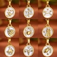 thumbnail image 2 of NICKSUN Zodiac Necklace Pendant 12 Constellation Chain Necklace Horoscope Astrology Pendant Zodiac Sign Jewelry Christmas Gift for Women, 2 of 16