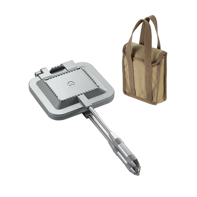 Detachable Handle Muffin Sandwich Baking Pan Multifunctional Camping Picnic Breakfast Clamp Tray Dual-Sides Sandwich Baking Machine
