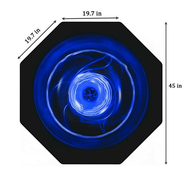 Gaming Chair Mat for Hardwood Floors, 45 Inch Octagon Floor Protector