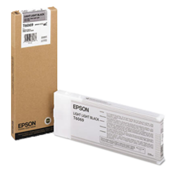 -Marque Nouvelle Originale EPSON T606900 Cartouche d'Encre / Jet d'Encre Lumière Noire pour EPSON Stylus Pro 4880 Portrait Edition