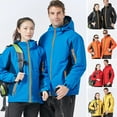 thumbnail image 2 of Men Women Winter Waterproof Coat Hooded Thick Windproof Breathable Warm, 2 of 8