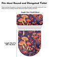 thumbnail image 7 of HELLHERO Forest with Mushrooms 2 Piece Set Toilet Seat Lid Cover Set Universal Polyester, Fits All Toilet Shapes, Bathroom Accessories, 7 of 7