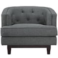 thumbnail image 4 of Modway Coast Upholstered Fabric Armchair in Gray, 4 of 5