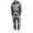 Grey, variant on Norvella Mens Halloween Outfit Sets 2 Piece Skeleton Print Long Sleeve Hooded Pullover Sweatshirts Drawstring Jogger Pants
