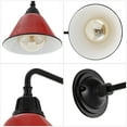 thumbnail image 5 of JONATHAN Y Croydon 9.63" 1-Light Farmhouse Industrial Indoor/Outdoor Iron LED Gooseneck Arm Outdoor Sconce, Red, 5 of 7