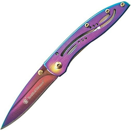 - Smith & Wesson CKLPRCP Little Pal Knife, Urban Reflective, DIMENSIONS: 5.3 inch (13.5 cm) overall length with a blade length of 2.3 inches (5.8 cm) and a weight of 1.., By Smith Wesson