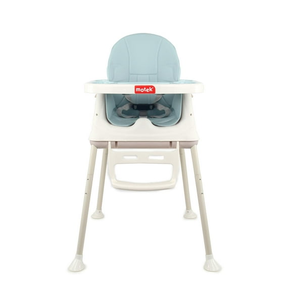 Silla Alta Periquera Motek Bruni 4 en 1 Comer Bebé azul