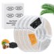 thumbnail image 5 of Filtros de reemplazo para fuente de agua para gatos, filtros de 84 oz/2.5L, fuente de agua automática para mascotas con filtro redondo, 4 piezas, sistema de filtración de 3 etapas., 5 of 7