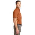 thumbnail image 3 of Port Authority Tall Short Sleeve Easy Care Shirt-LT (Texas Orange/ Light Stone), 3 of 4