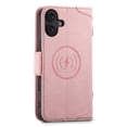 thumbnail image 2 of ELEHOLD Case for iPhone 16 Plus, Magnetic Leather Wallet Case with Card Holder Kickstand Flip Folio Cover Case,Pink, 2 of 7