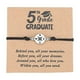 thumbnail image 2 of Pulsera de graduación para mujeres y hombres • Pulsera ajustable tejida con caja de regalo • Regalo de graduación de secundaria y universidad, 2 of 5