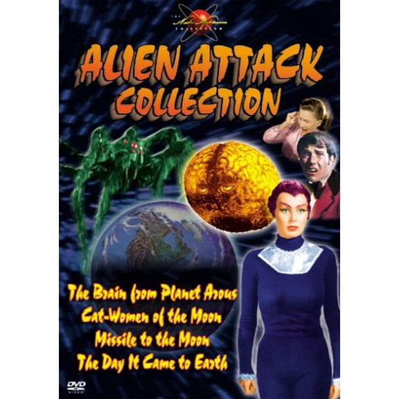 Pre-Owned Alien Attack (Brain From Planet Arous / Cat-Women Of the Moon / Missile To the Moon / The Day It Comes To Earth)