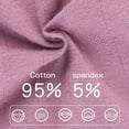 thumbnail image 5 of 5 Pack Women's Physiological Underwear Leak Proof and Breathable Pure Cotton High Waisted Triangle Pants with Soybean Powder Plus Size XL-6XL, 5 of 8