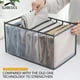 thumbnail image 2 of Caja de almacenamiento divisora de ropa para vaqueros, cajón de armario, pantalones gruesos, suéter, ropa interior, calcetín, cajas de separación de malla, bolsa organizadora lavada Tan Jianjun unisex, 2 of 2