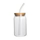 thumbnail image 5 of Vasos de burbujas,Taza con tapa y taza de café de vidrio con ,Taza de café de coque de vidrio con para el hogar,Vasos transparentes reutilizables para beber,Té de burbujas Taza, 5 of 8