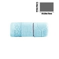 thumbnail image 3 of Premium 100% Cotton Bath Towel, Extra Soft Absorbent Single Towel for Face & Body, 75x35cm/29.5x13.8in, Blue, 90g Lightweight Quick Dry Towel for Bathroom, Spa, Pool, Gift-Ready with Reinforced, 3 of 7