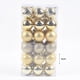 thumbnail image 4 of 36 Uds. Bolas de Navidad inastillables antideformes de plástico decorativas brillantes bolas de Navidad para el hogar, 4 of 5