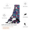 thumbnail image 3 of Salouo Underwater Animals Pattern 1 Pack Bath Towel, Quick Drying Towels Premium Towels for for Body, Sport, Yoga, SPA, Fitness-31.5"x63", 3 of 8