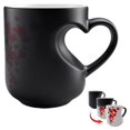 thumbnail image 4 of Taza de cerámica en forma de corazón que cambia de color 325 ml, 4 of 9