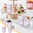 thumbnail image 1 of Feltree Fournitures de Fête d'Anniversaire Papillons Vaisselle Colorée Ensemble de 10 Pcs Gobelets en Papier Jetables, 1 of 8