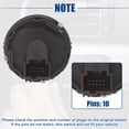 thumbnail image 4 of Interruptor de repuesto Unique Bargains para faros delanteros de coche Ford Flex 2009-2016 negro, 4 of 8