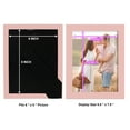 thumbnail image 5 of Modern Real Wood 6x8 inch Picture Frame in Pink, 5 of 8