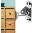 thumbnail image 1 of Correas de seguridad para muebles, kit de anclajes para muebles antivuelco, 12 paquetes de anclajes de pared de seguridad resistentes para bebés y mascotas, para gabinete, tocador, estantería de 42 m, 1 of 5