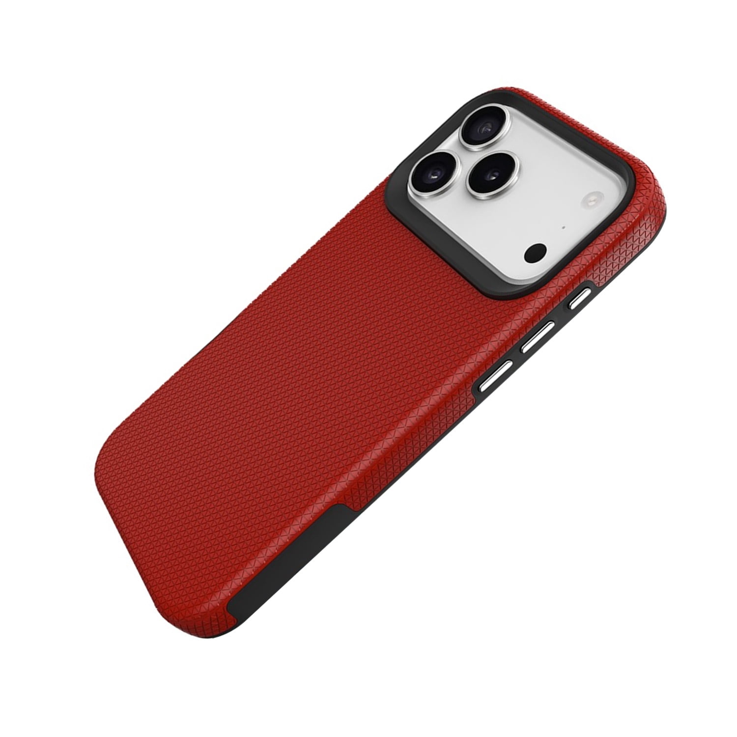 Tough and Protective Dual Layer Shell for iPhone 17 Pro Max - Red