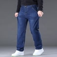 thumbnail image 5 of Blekii Men's Plus Size Jeans, Oversized Loose Fit Denim Pants, Casual Streetwear Trousers for Big & Tall, Durable Cotton Daily Wear, Retro Fashion Style, Available in Extended Sizes, 5 of 10