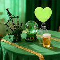 thumbnail image 4 of Green Plush Heart Shaped Spring Tree Top Ornament For St. Patrick's Day Valentine Day, 4 of 7