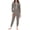 Multicolor, variant on Fruit of the Loom womens Micro Waffle Premium Thermal Union Suit - Animal Print