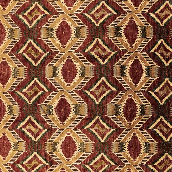 Ahgly Company Indoor Square Solid Brown Modern Area Rugs, 3' Square