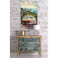 thumbnail image 3 of Los Angeles, California, Camper Van (24x36 Giclee Gallery Art Print, Vivid Textured Wall Decor), 3 of 3