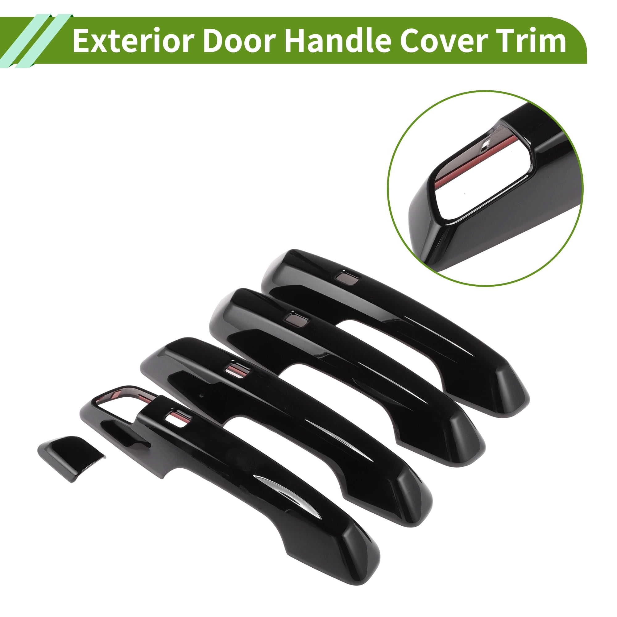 Unique Bargains Door Handle Cover for Chevrolet Traverse 2024-2025 Black