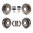 thumbnail image 1 of Transit Auto Front Rear Disc Brake Rotors Ceramic Pads and Drum Kit for Car 2003-2005 Hyundai Accent K8T-103615, 1 of 11