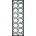 thumbnail image 5 of SAFAVIEH Cambridge Liz Geometric Wool Area Rug, Ivory/Navy, 8' x 10', 5 of 10