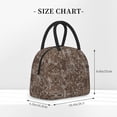 thumbnail image 6 of Insulated Lunch Tote Bag Corps Camouflage Lunch Bag for Women Men Black, 6 of 7