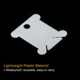 thumbnail image 3 of Uxcell Plastic Floss Bobbin Sewing Thread Card Board, White 200 Pack, 3 of 5