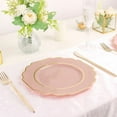Efavormart 10 Pack | 8" Blush/Rose Gold Hard Plastic Dessert Appetizer ...