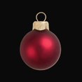 thumbnail image 3 of Whitehurst 8ct Bordeaux Red Matte Glass Christmas Ball Ornaments - 3.25" (80mm), 3 of 3