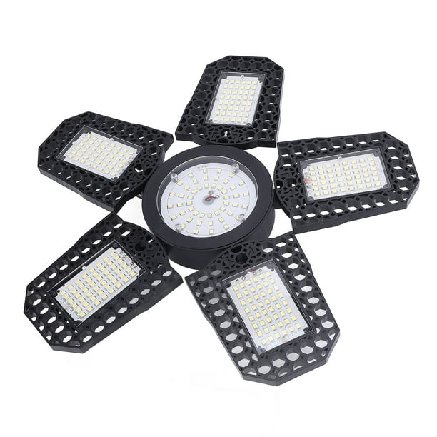 LED SHOP Light Super Bright 2994 Lumens LED Garage Light, 6000K, Paneles Deformables, Enchufe E27 Con 288 Cuentas LED, Para Taller